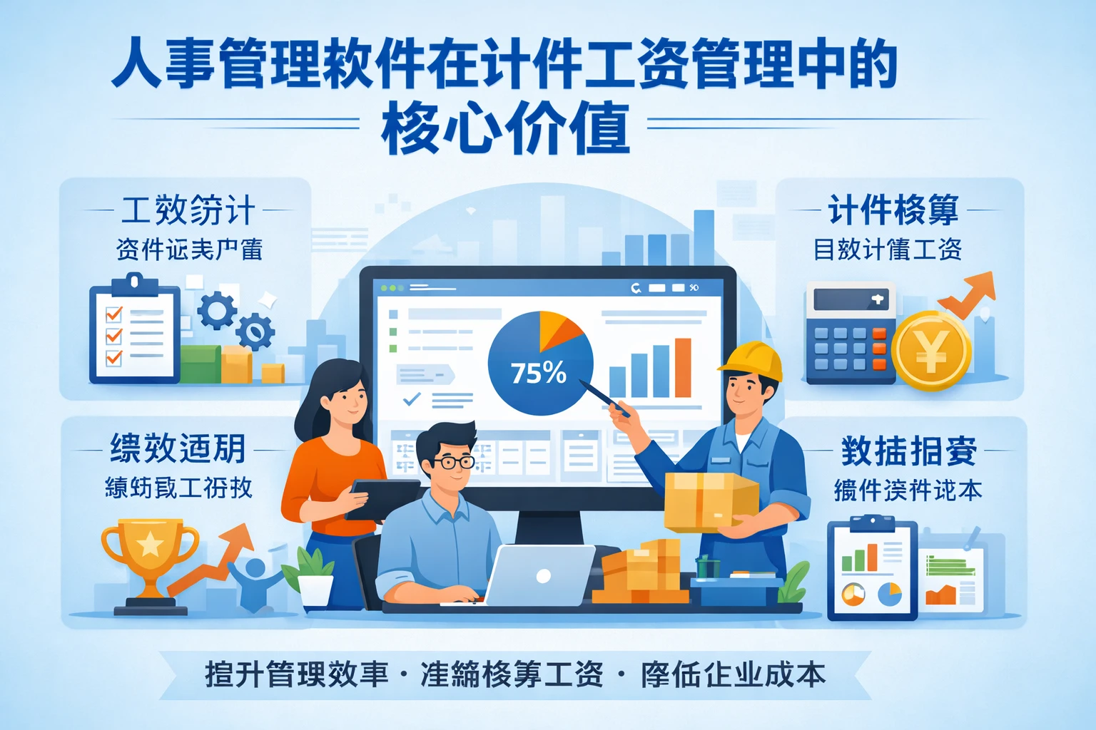 人事管理软件在计件工资管理中的核心价值