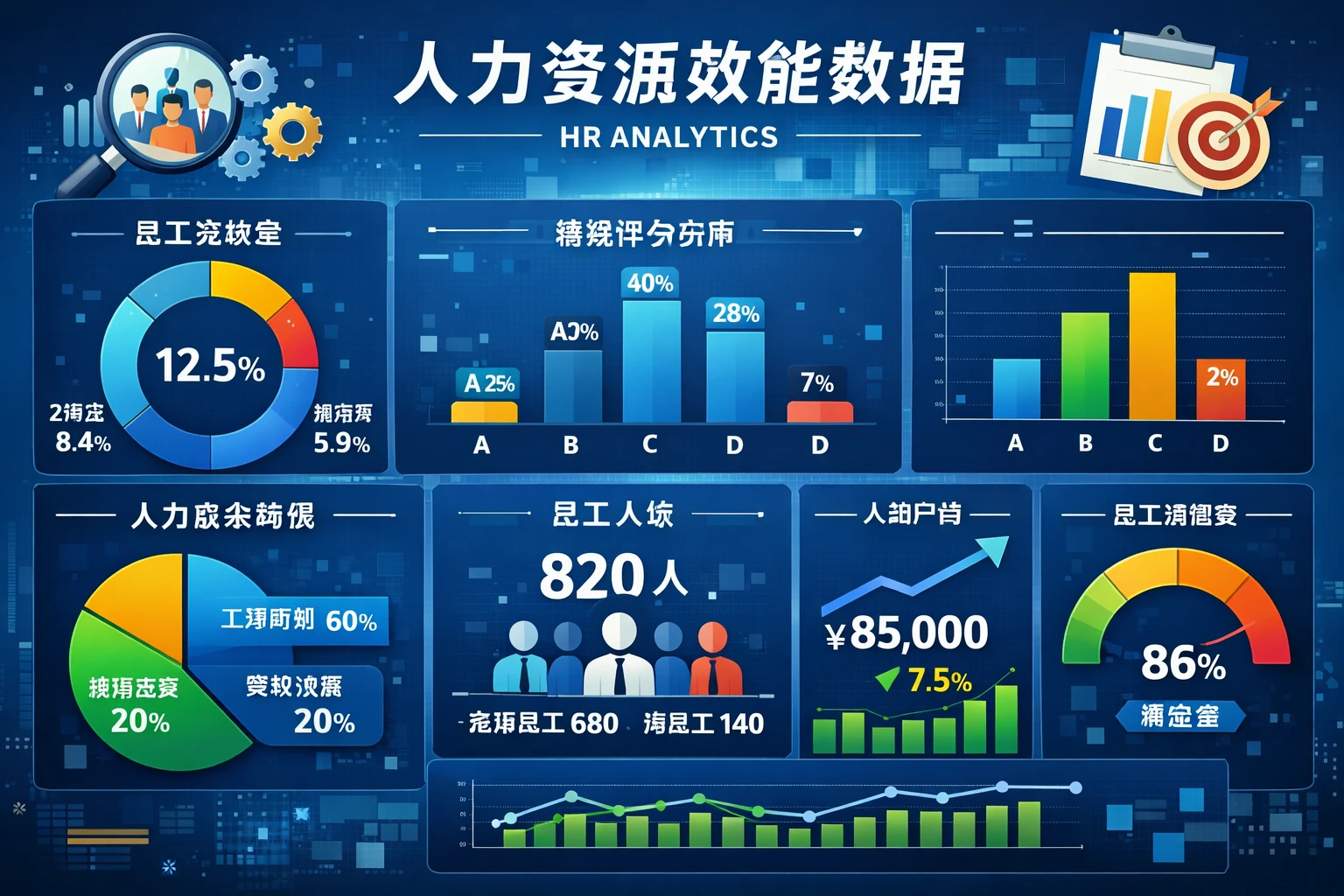 人力资源效能数据