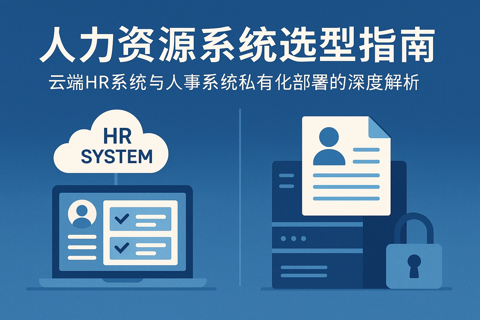 人力资源系统选型指南：云端HR系统与人事系统私有化部署的深度解析