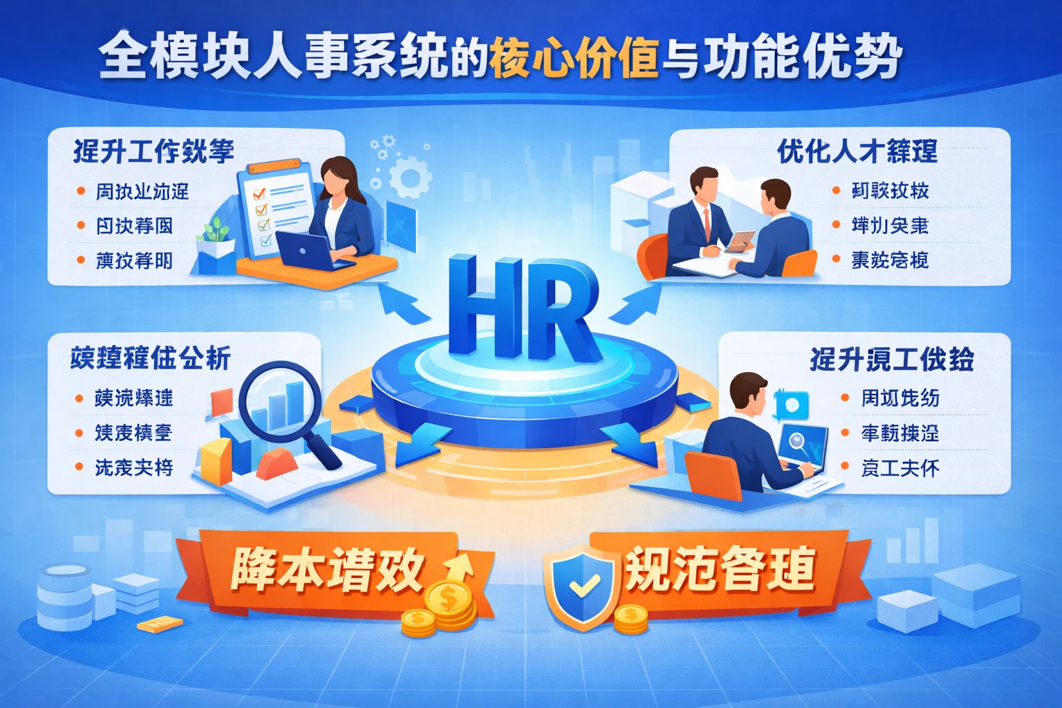 全模块人事系统的核心价值与功能优势