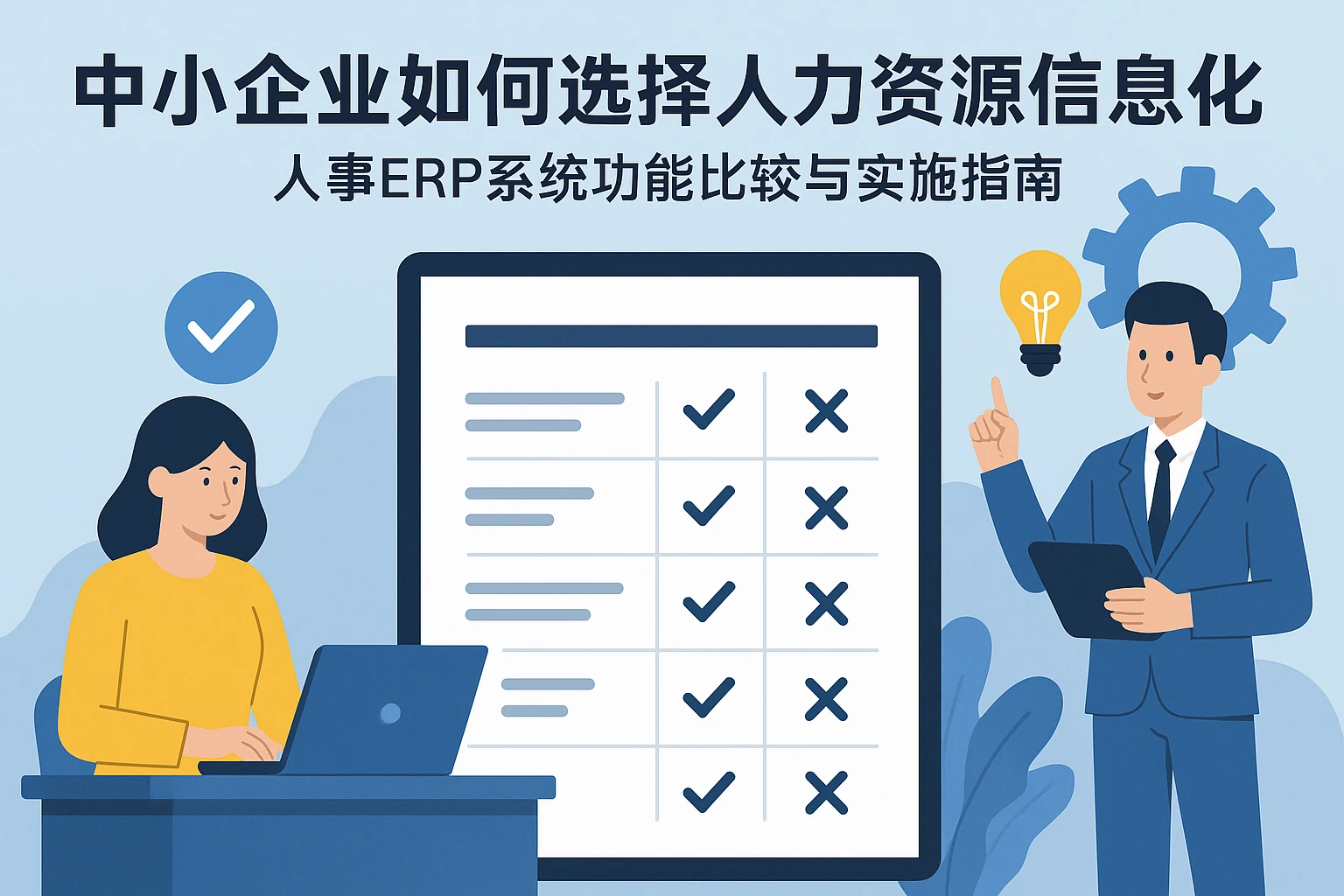 中小企业如何选择人力资源信息化系统：人事ERP系统功能比较与实施指南
