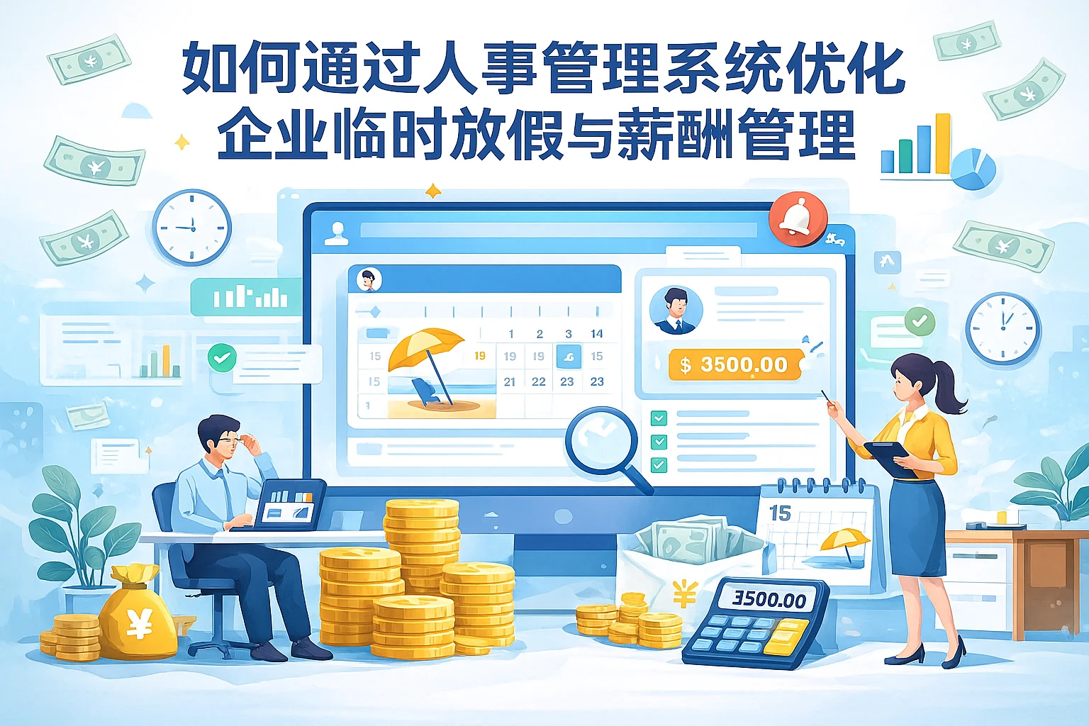 如何通过人事管理系统优化企业临时放假与薪酬管理