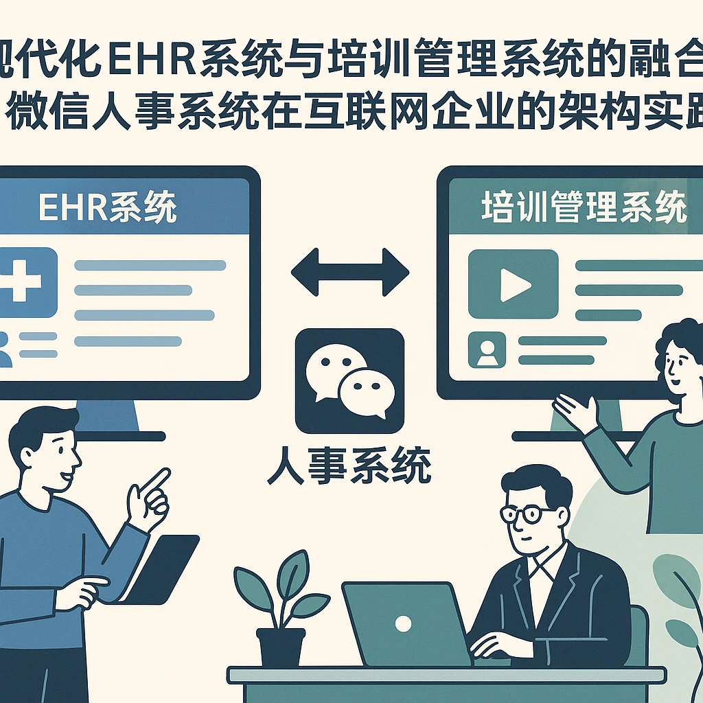 现代化EHR系统与培训管理系统的融合：微信人事系统在互联网企业的架构实践