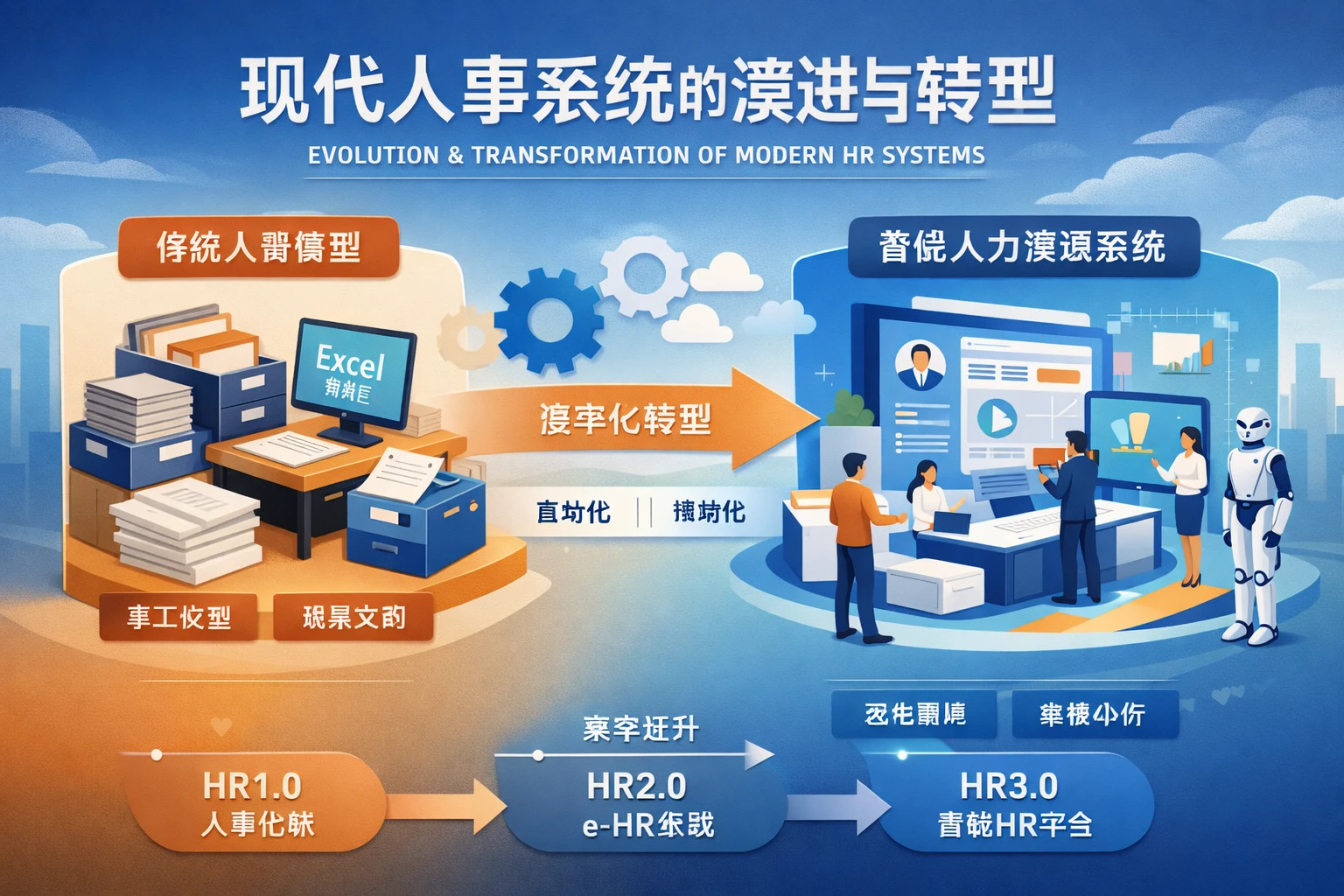 现代人事系统的演进与转型