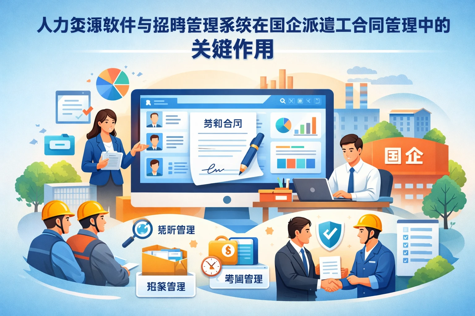 人力资源软件与招聘管理系统在国企派遣工合同管理中的关键作用