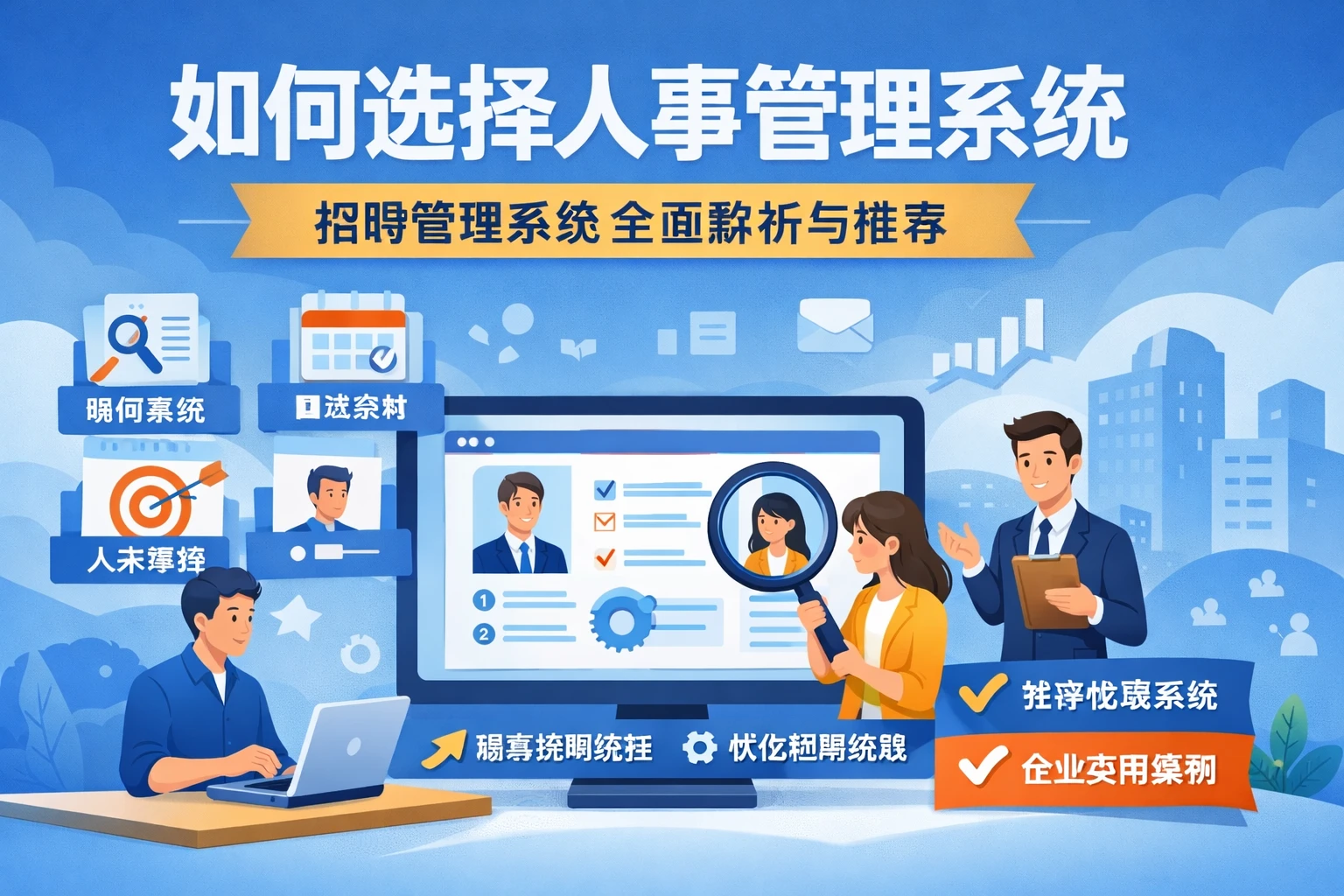 如何选择人事管理系统:招聘管理系统全面解析与推荐