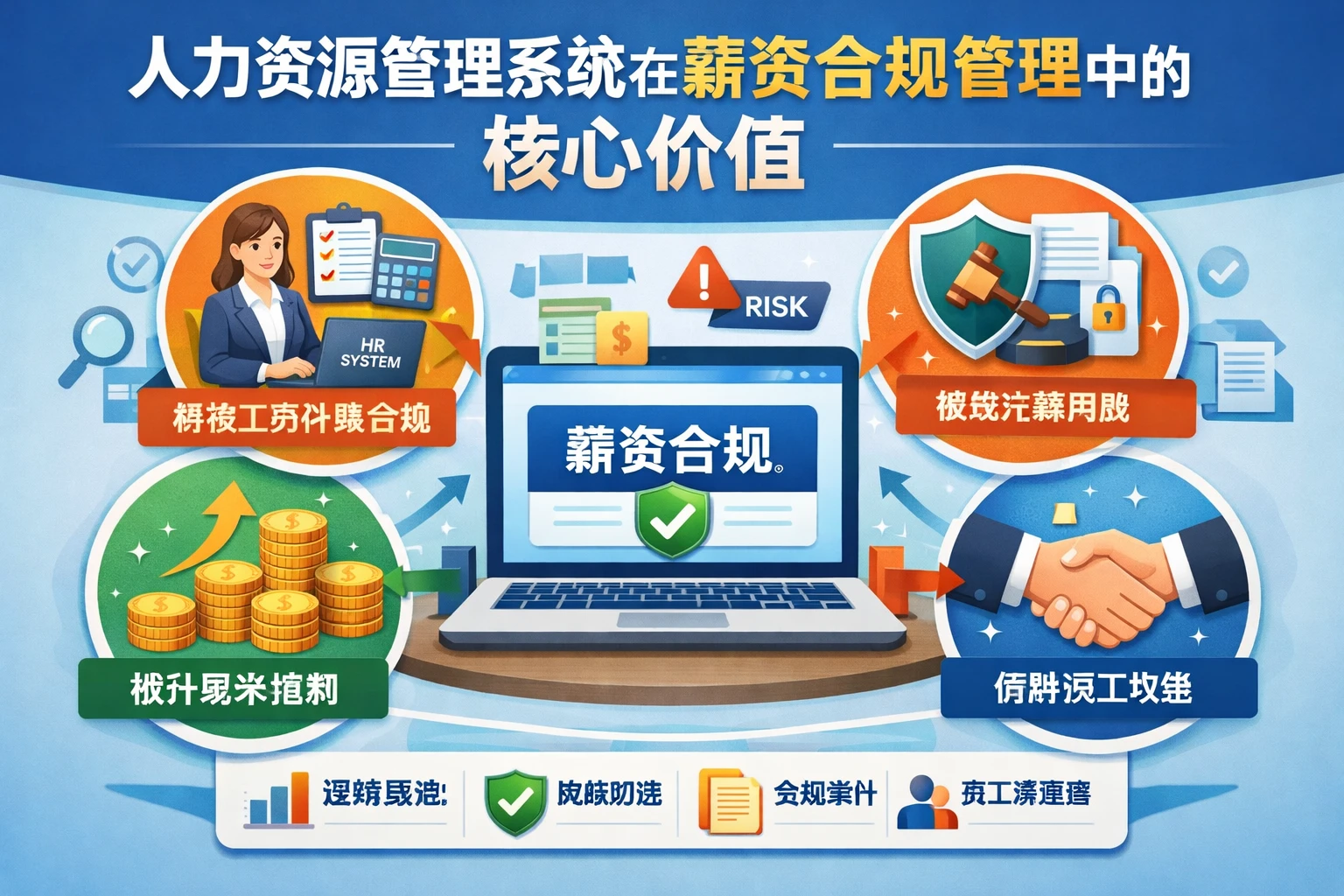 人力资源管理系统在薪资合规管理中的核心价值