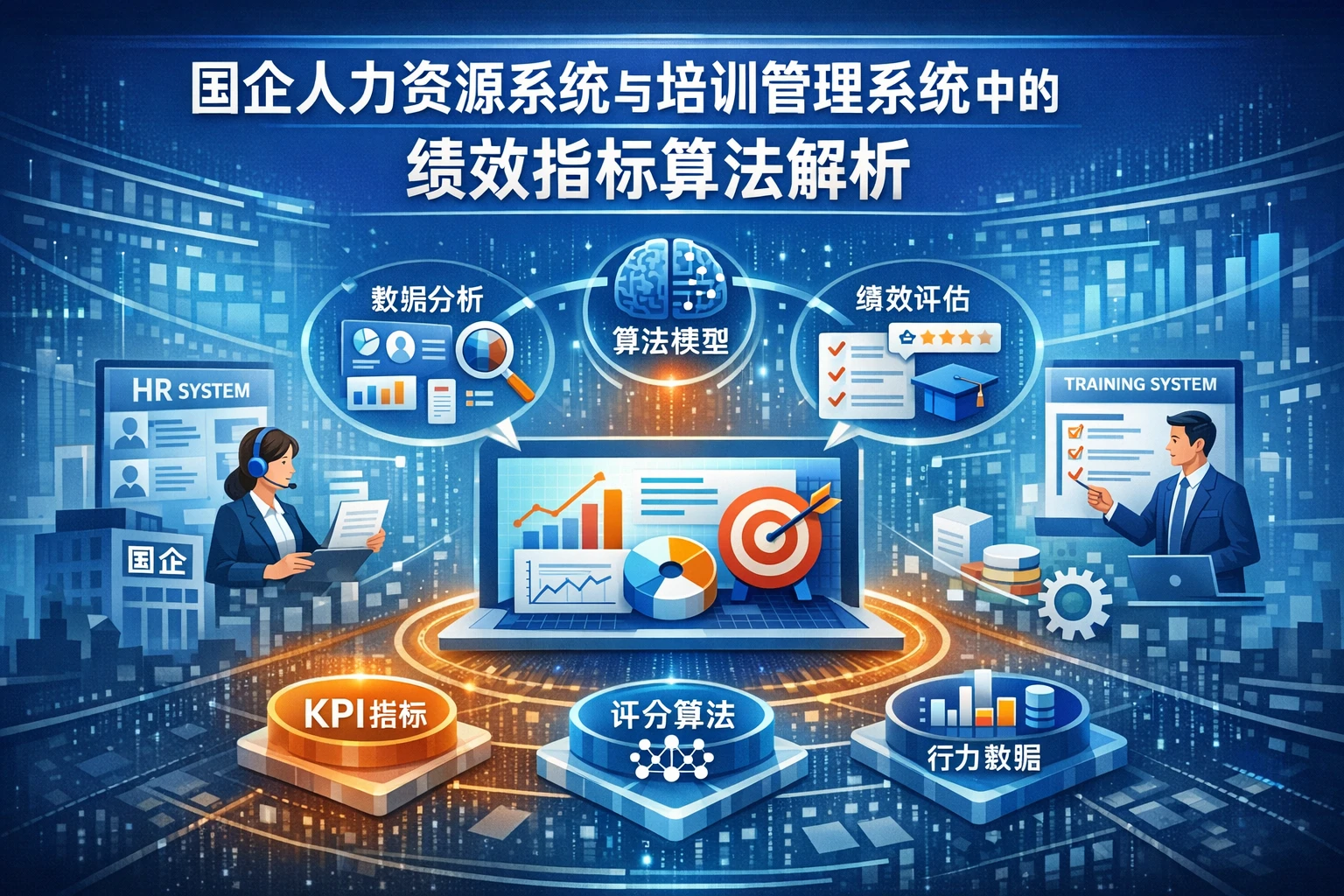 国企人力资源系统与培训管理系统中的绩效指标算法解析