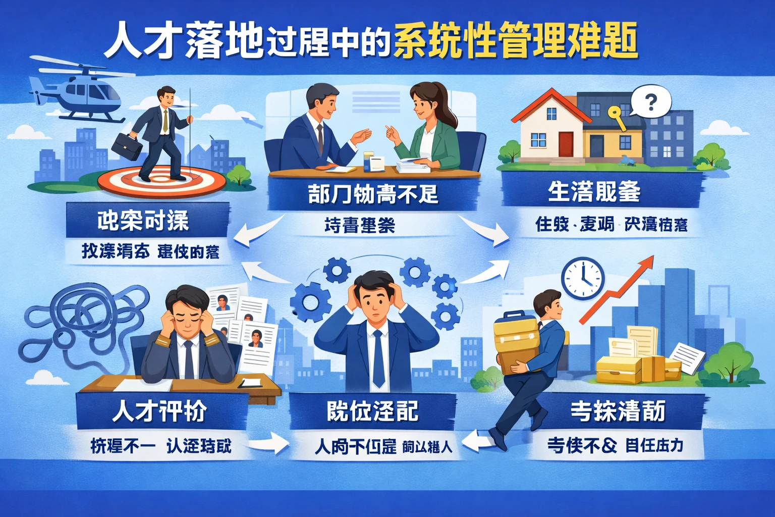 人才落地过程中的系统性管理难题