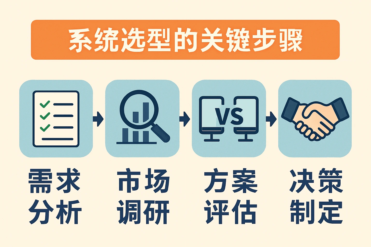 系统选型的关键步骤