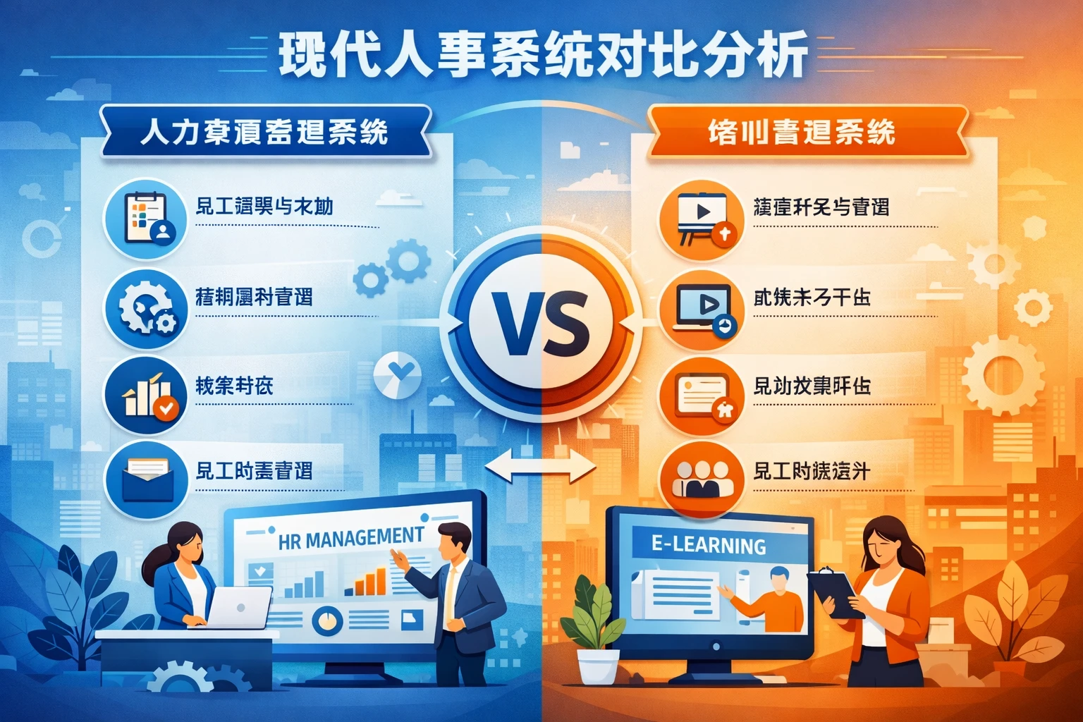 人力资源管理系统与培训管理系统：现代人事系统对比分析