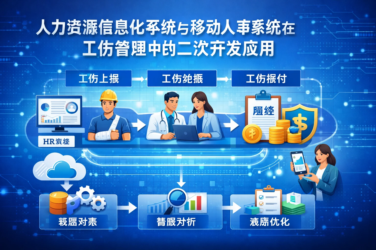 人力资源信息化系统与移动人事系统在工伤管理中的二次开发应用