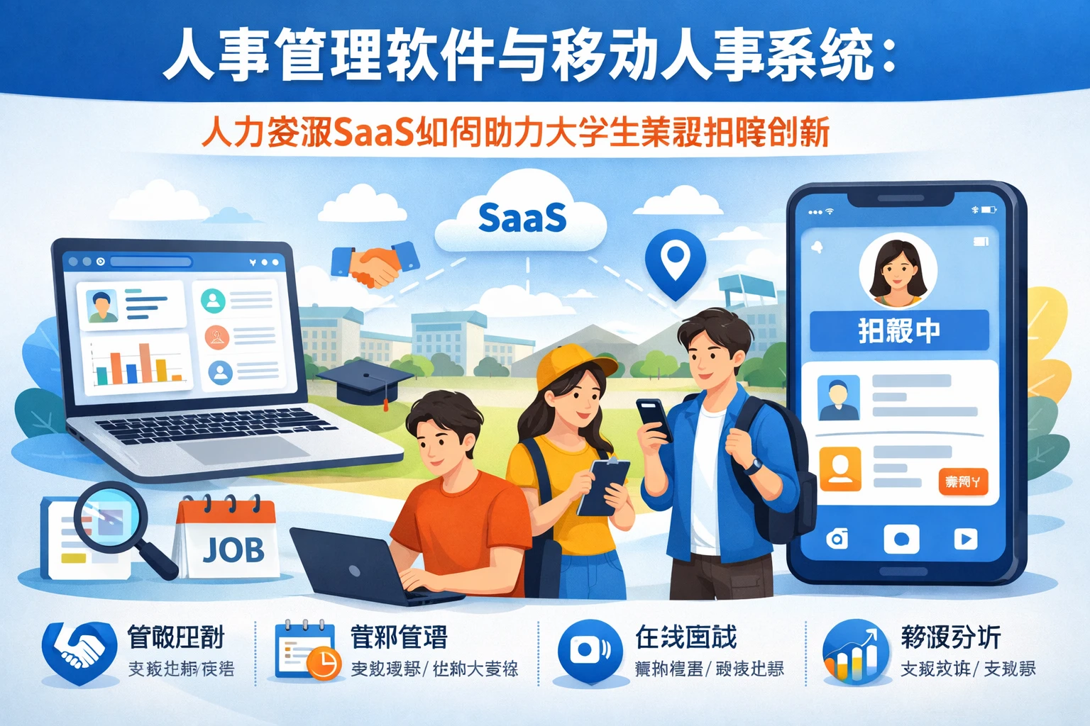 人事管理软件与移动人事系统：人力资源SaaS如何助力大学生兼职招聘创新