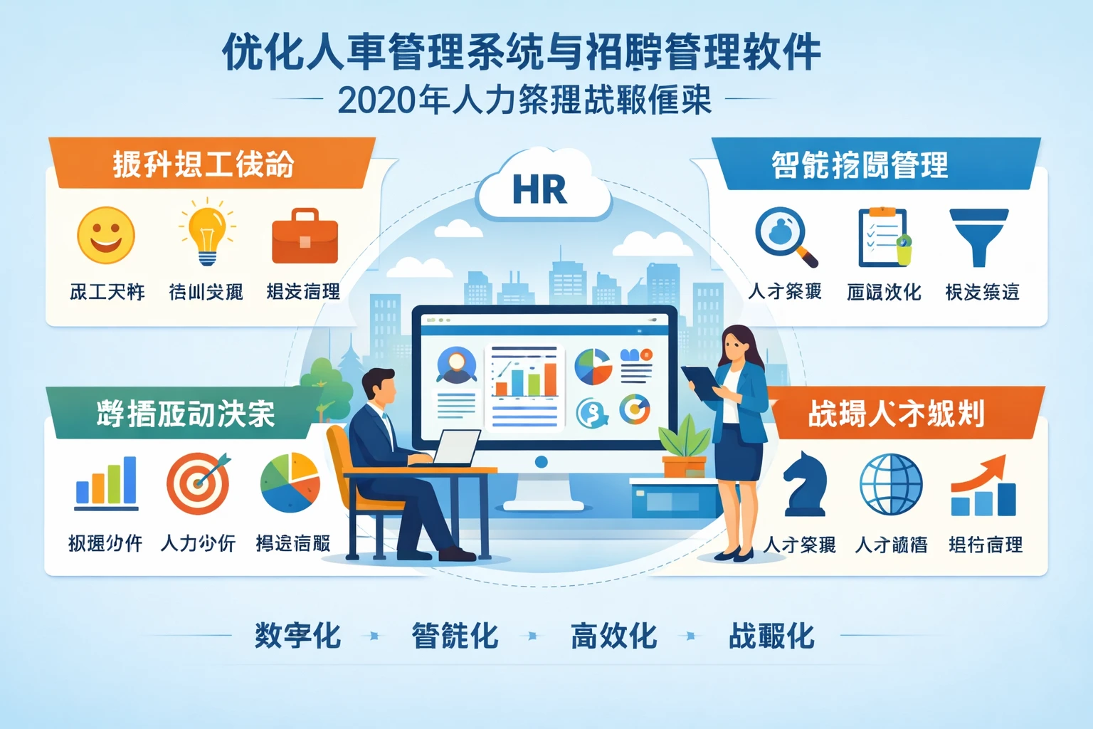 优化人事管理系统与招聘管理软件：2020年人力资源战略框架