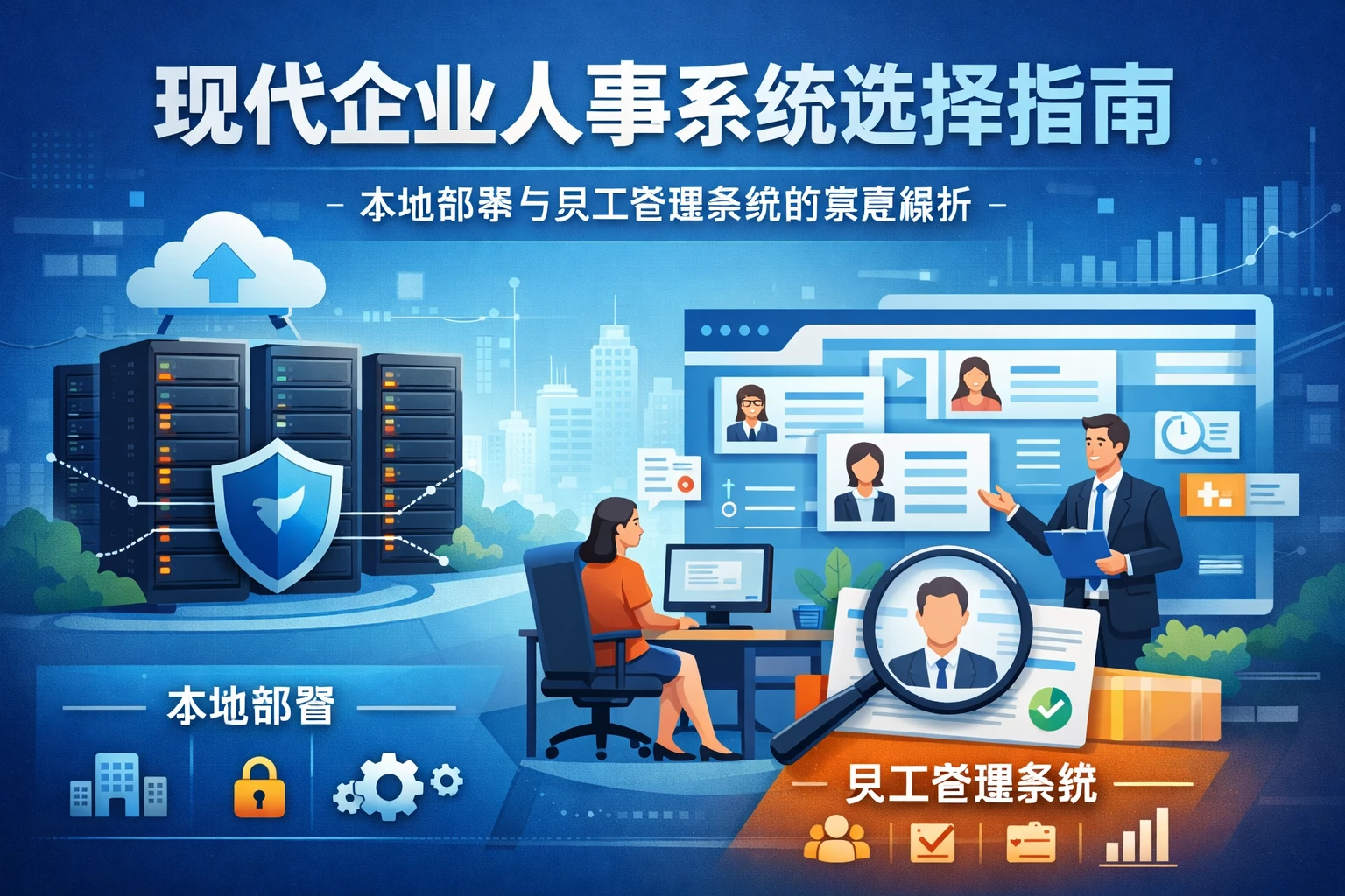 现代企业人事系统选择指南：本地部署与员工管理系统的深度解析
