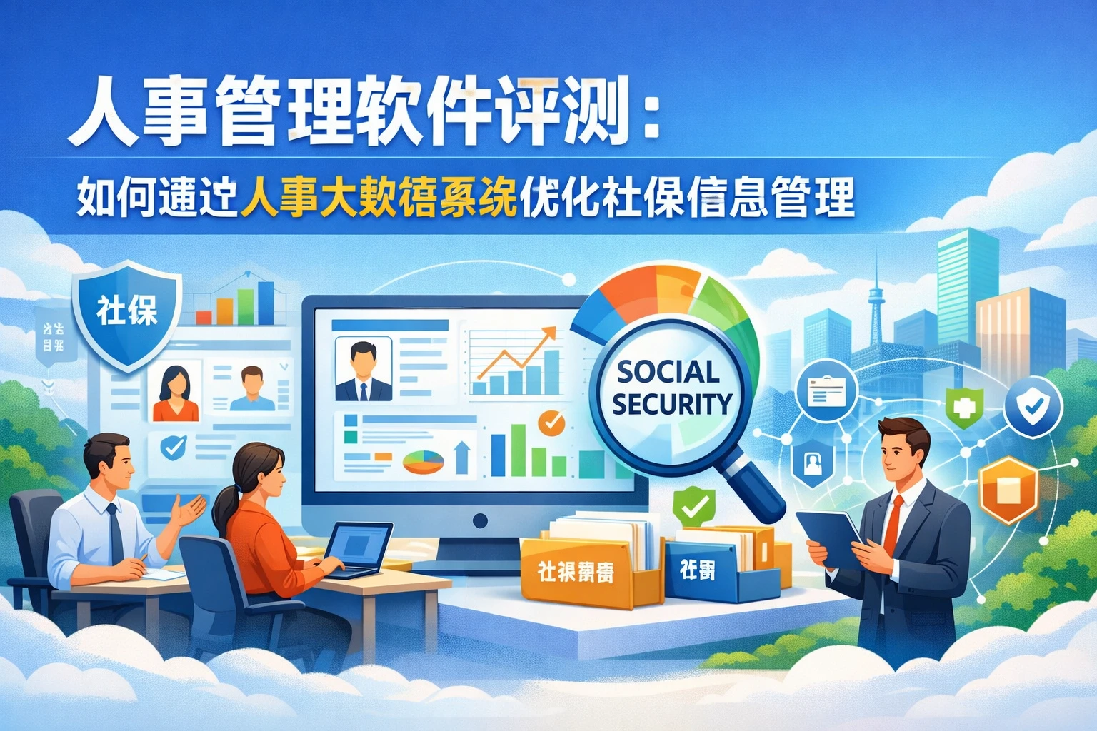 人事管理软件评测：如何通过人事大数据系统优化社保信息管理