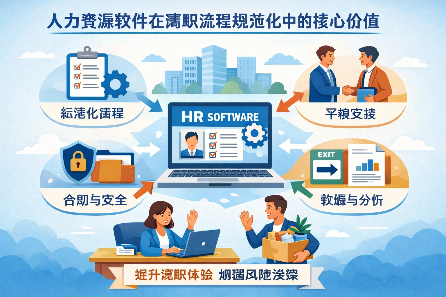 人力资源软件在离职流程规范化中的核心价值