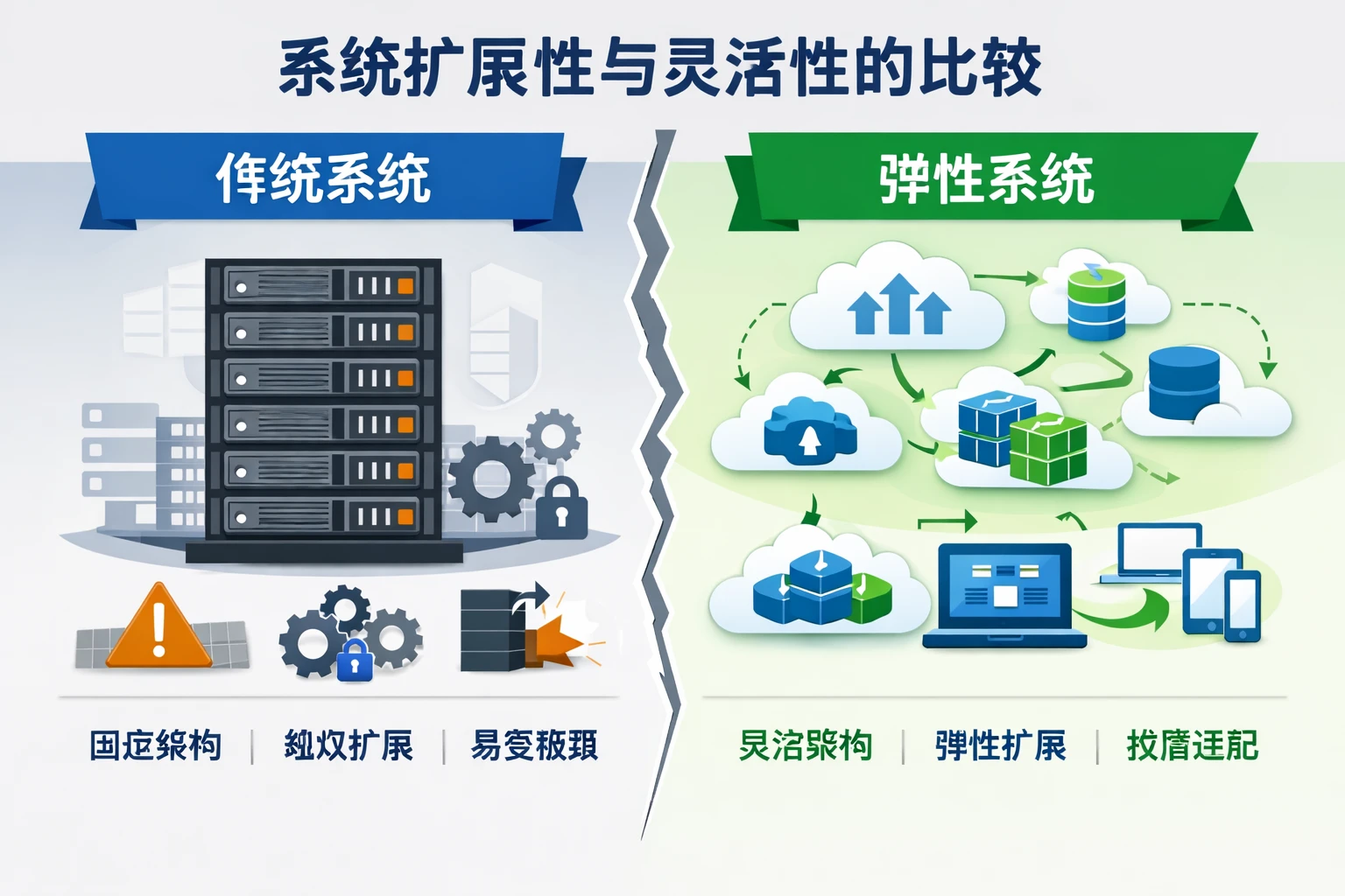 系统扩展性与灵活性的比较