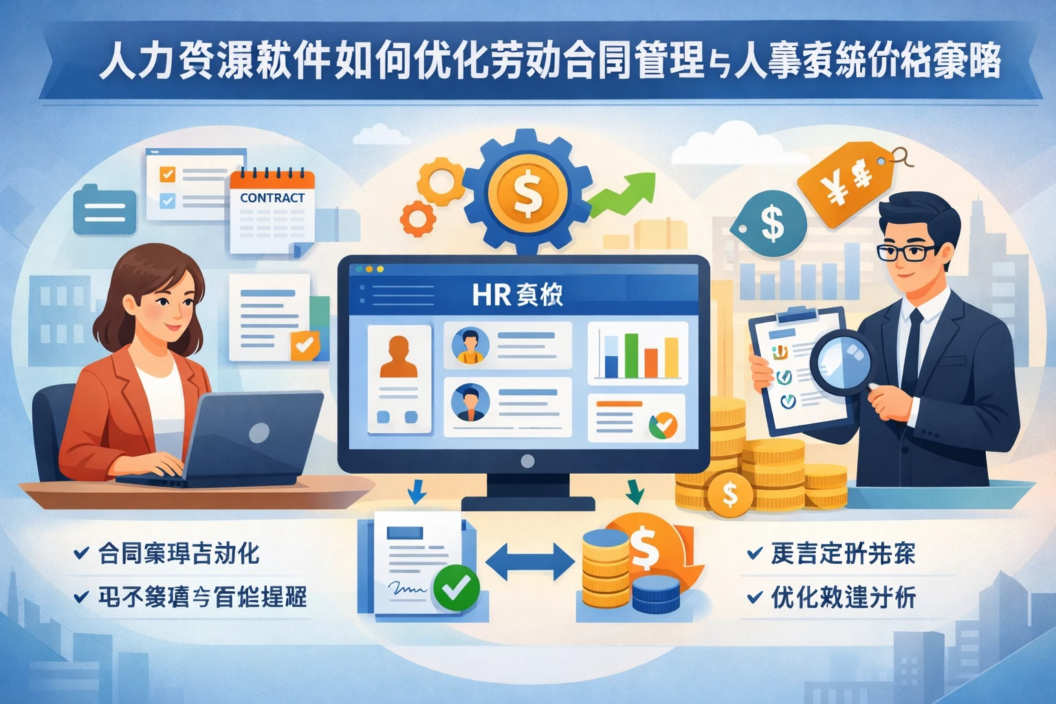 人力资源软件如何优化劳动合同管理与人事系统价格策略