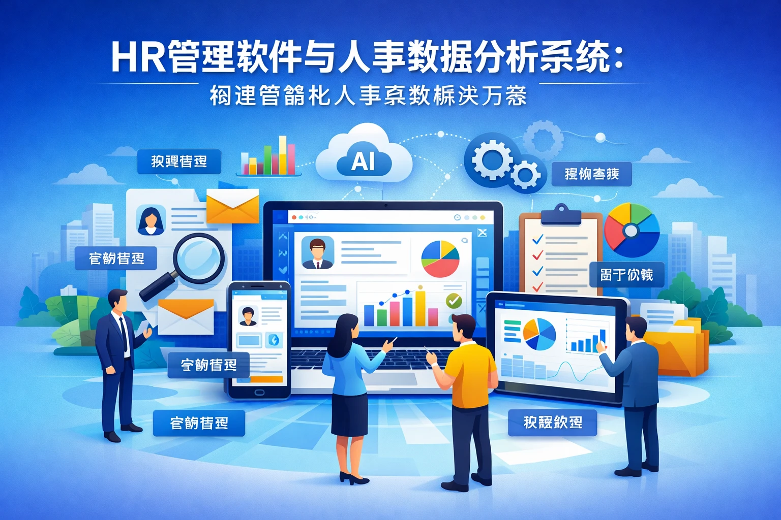 HR管理软件与人事数据分析系统：构建智能化人事系统解决方案
