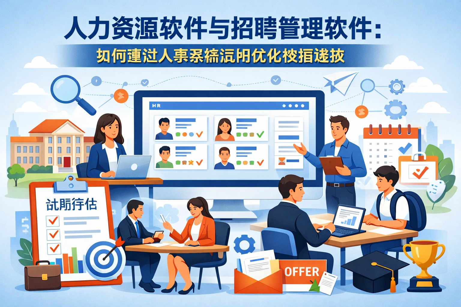 人力资源软件与招聘管理软件：如何通过人事系统试用优化校招选拔