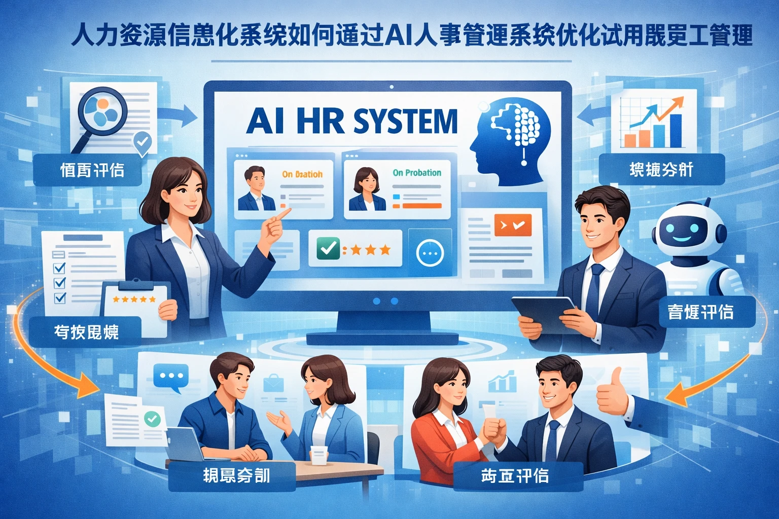 人力资源信息化系统如何通过AI人事管理系统优化试用期员工管理