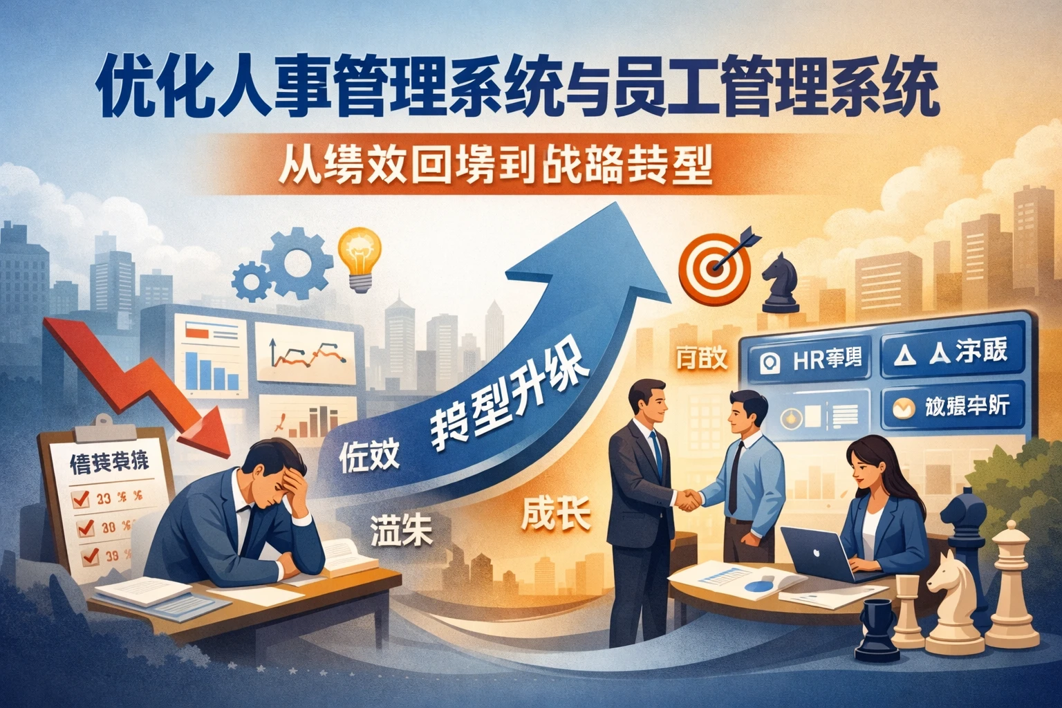 优化人事管理系统与员工管理系统：从绩效困境到战略转型