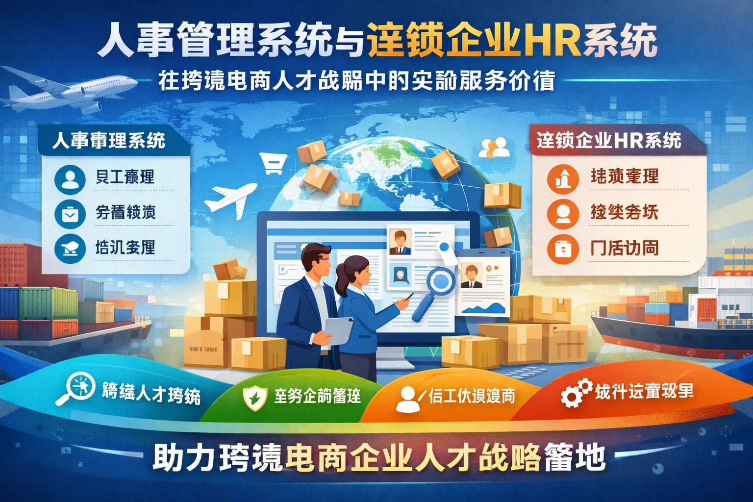 人事管理系统与连锁企业HR系统在跨境电商人才战略中的实施服务价值