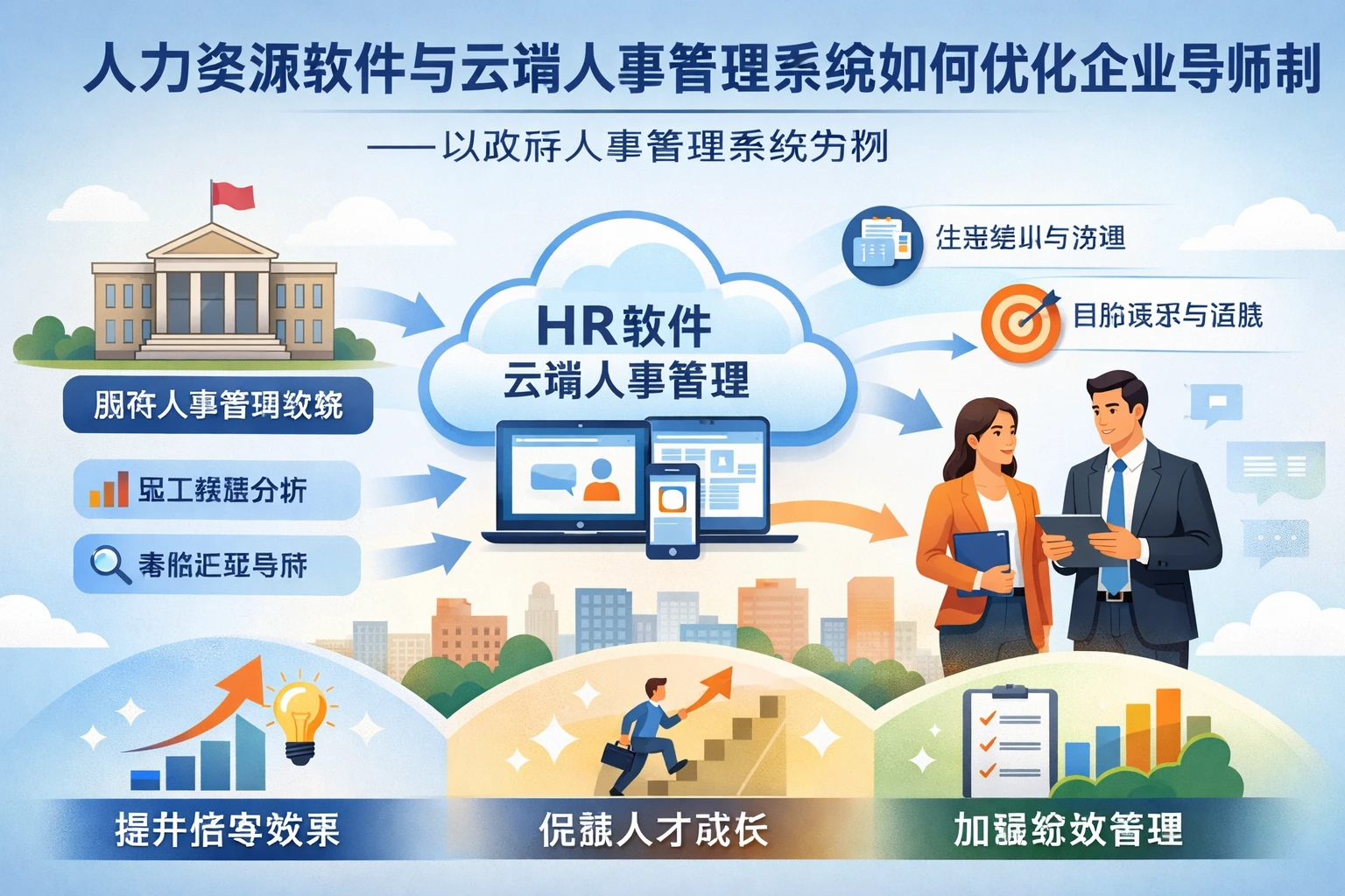 人力资源软件与云端人事管理系统如何优化企业导师制——以政府人事管理系统为例