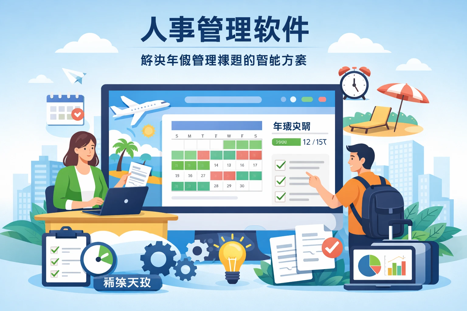 人事管理软件：解决年假管理难题的智能方案
