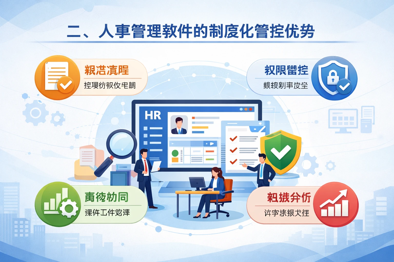 二、人事管理软件的制度化管控优势