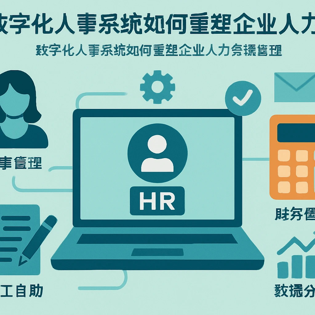 HR管理软件与人事财务一体化系统：数字化人事系统如何重塑企业人力资源管理