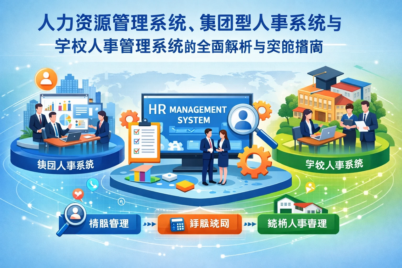 人力资源管理系统、集团型人事系统与学校人事管理系统的全面解析与实施指南