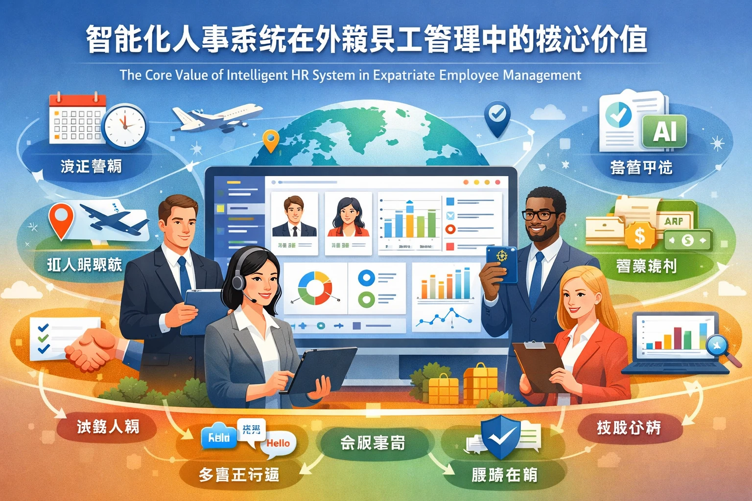 智能化人事系统在外籍员工管理中的核心价值