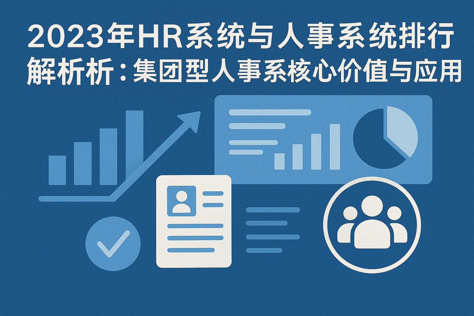 2023年HR系统与人事系统排行榜解析:集团型人事系统的核心价值与应用
