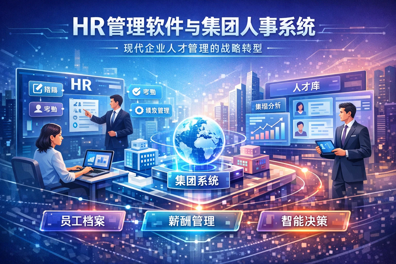 HR管理软件与集团人事系统:现代企业人才管理的战略转型