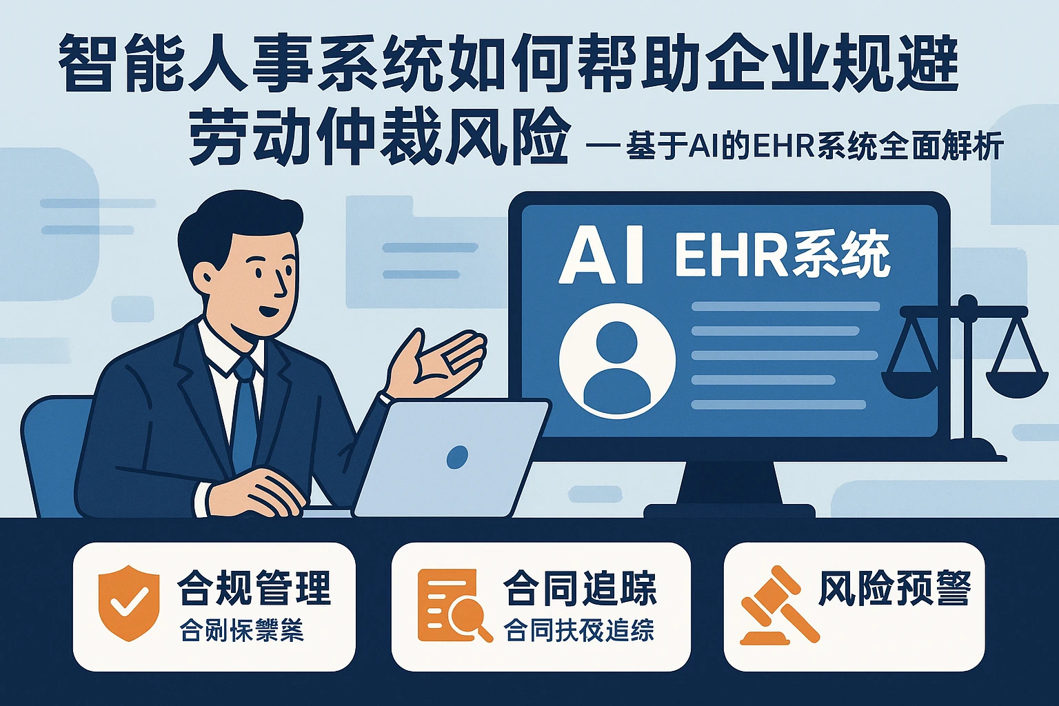 智能人事系统如何帮助企业规避劳动仲裁风险——基于AI的EHR系统全面解析