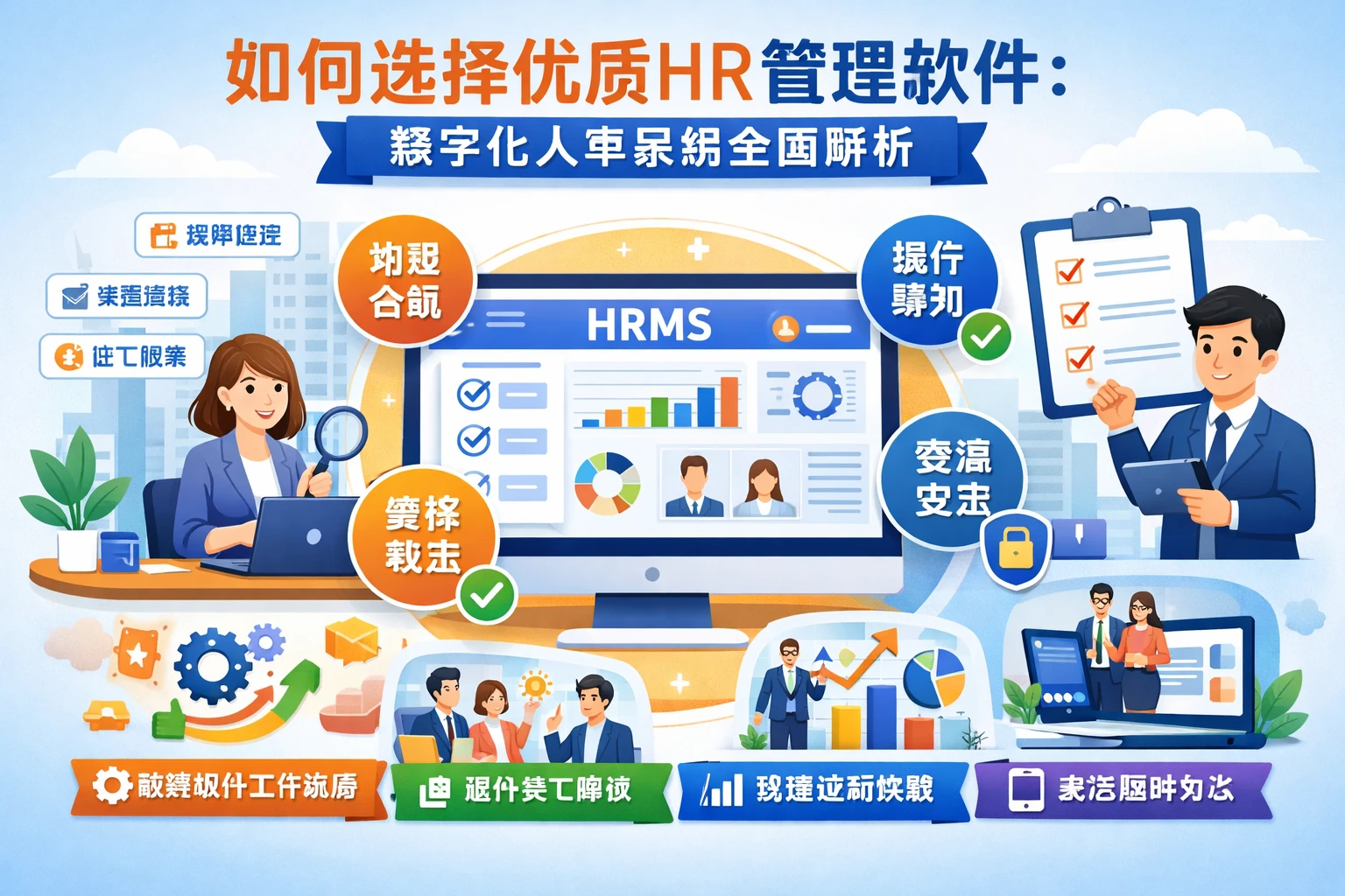 如何选择优质HR管理软件：数字化人事系统全面解析