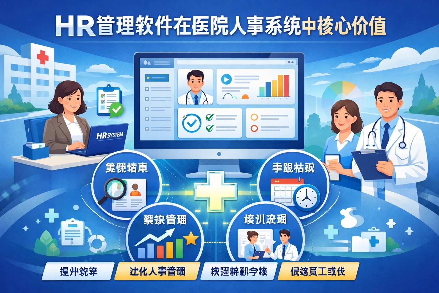 HR管理软件在医院人事系统中的核心价值