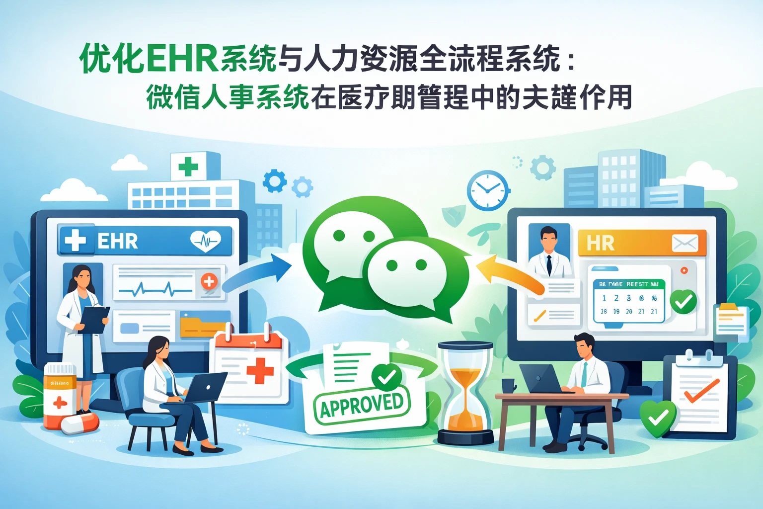 优化EHR系统与人力资源全流程系统：微信人事系统在医疗期管理中的关键作用