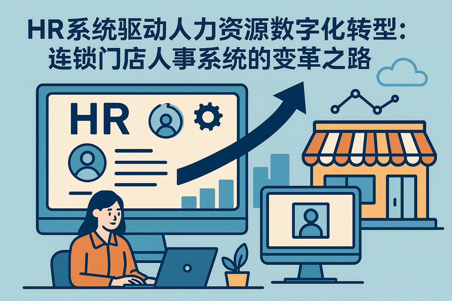 HR系统驱动人力资源数字化转型：连锁门店人事系统的变革之路