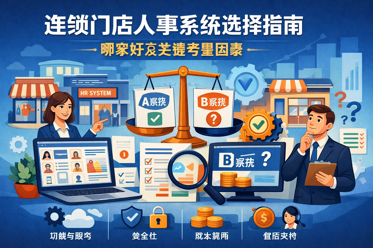 连锁门店人事系统选择指南：哪家好及关键考量因素