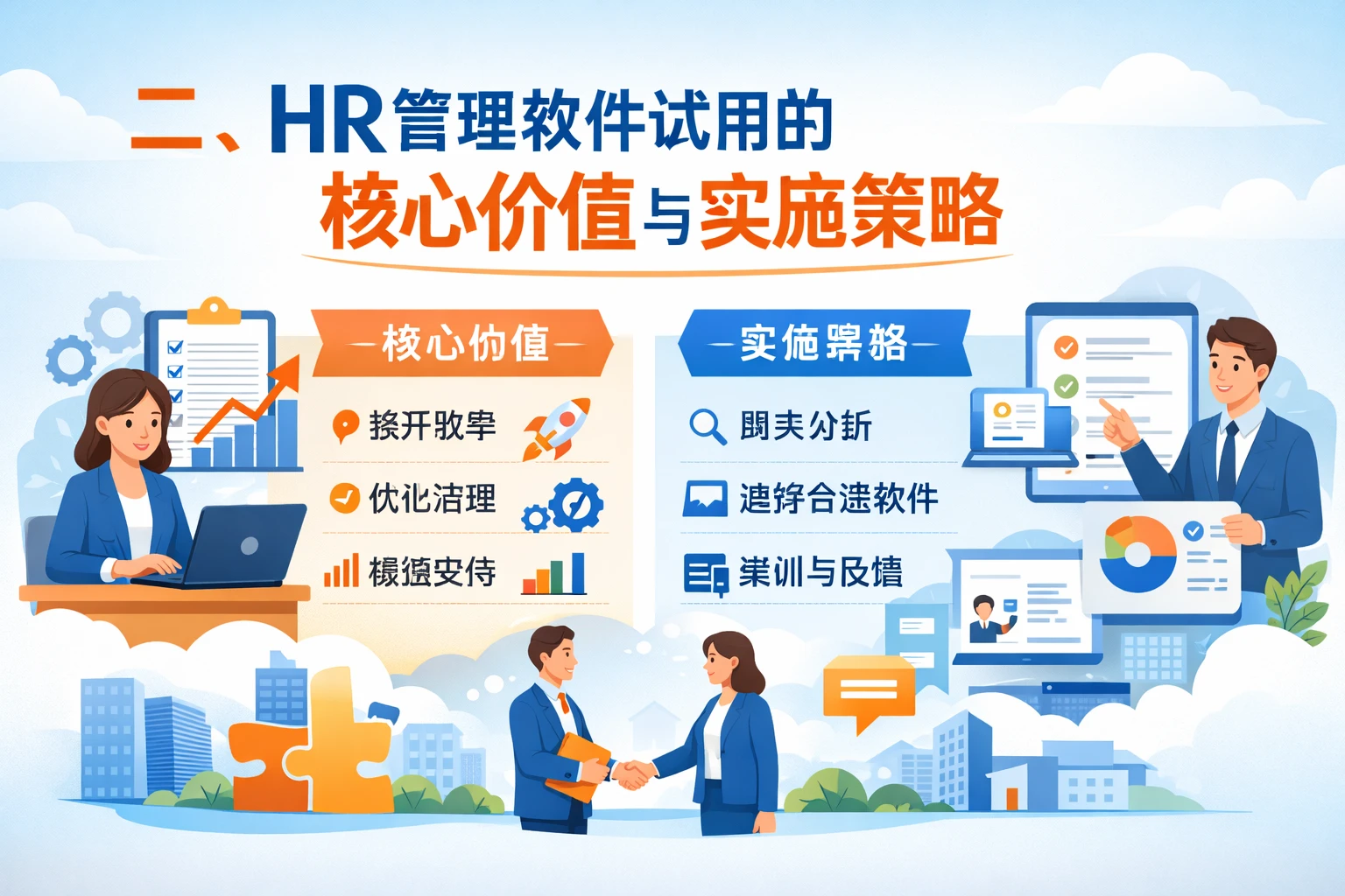 二、HR管理软件试用的核心价值与实施策略