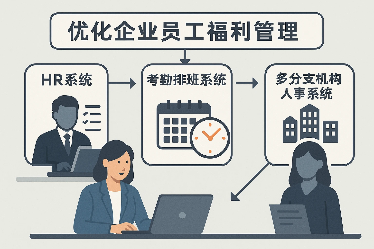 优化企业员工福利管理：HR系统、考勤排班系统与多分支机构人事系统的整合应用