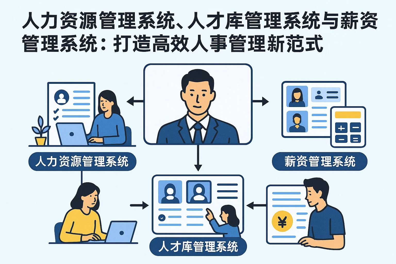 人力资源管理系统、人才库管理系统与薪资管理系统：打造高效人事管理新范式