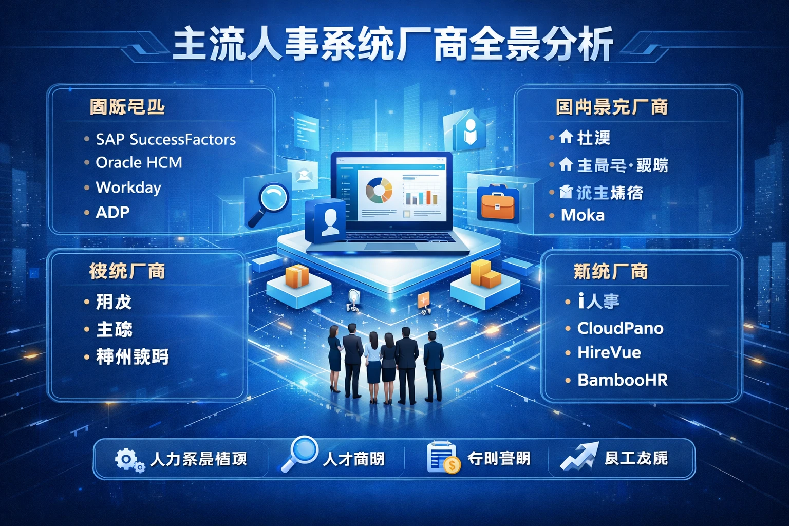 主流人事系统厂商全景分析