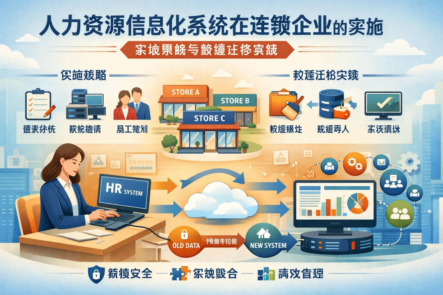 人力资源信息化系统在连锁企业的实施策略与数据迁移实践