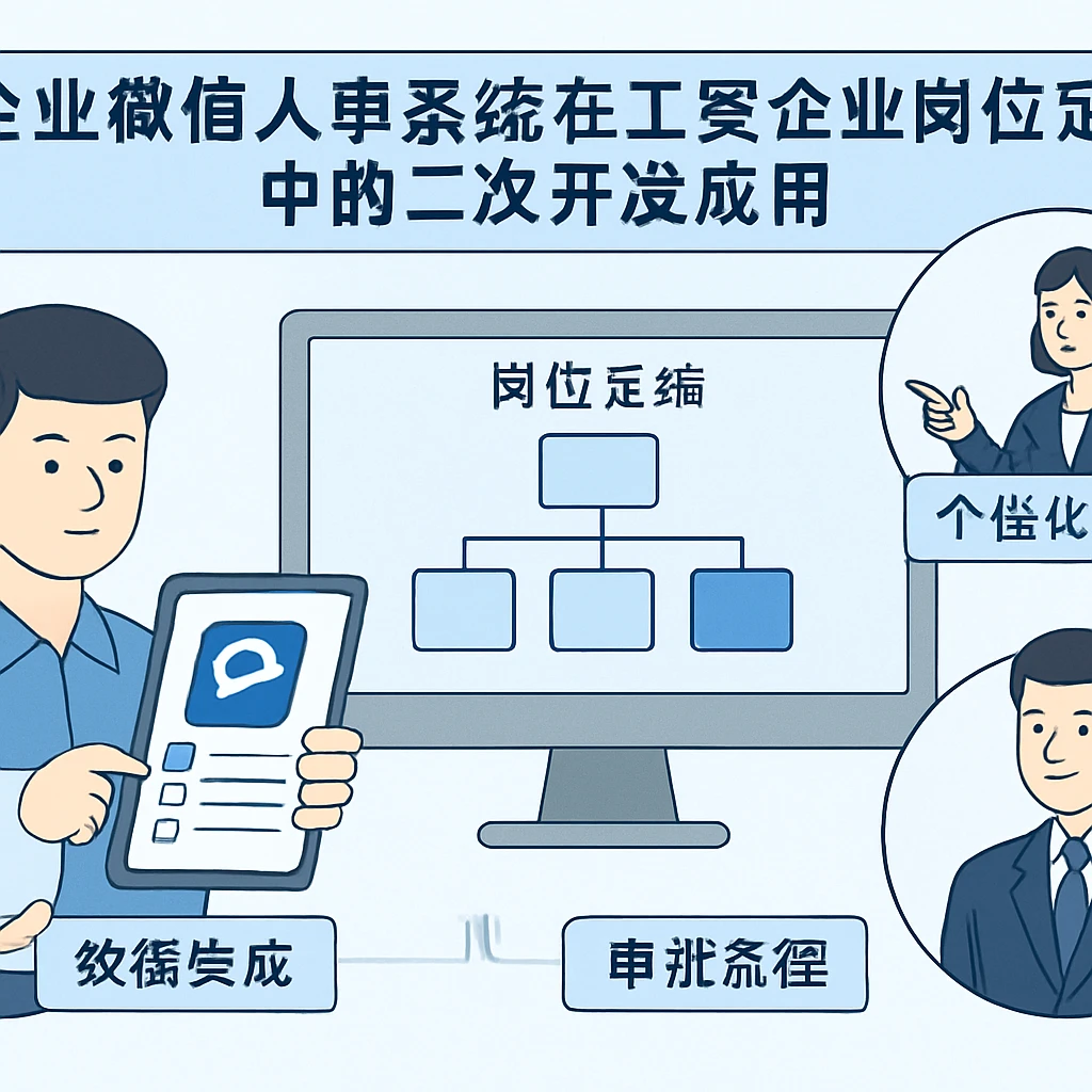 企业微信人事系统在工贸企业岗位定编中的二次开发应用