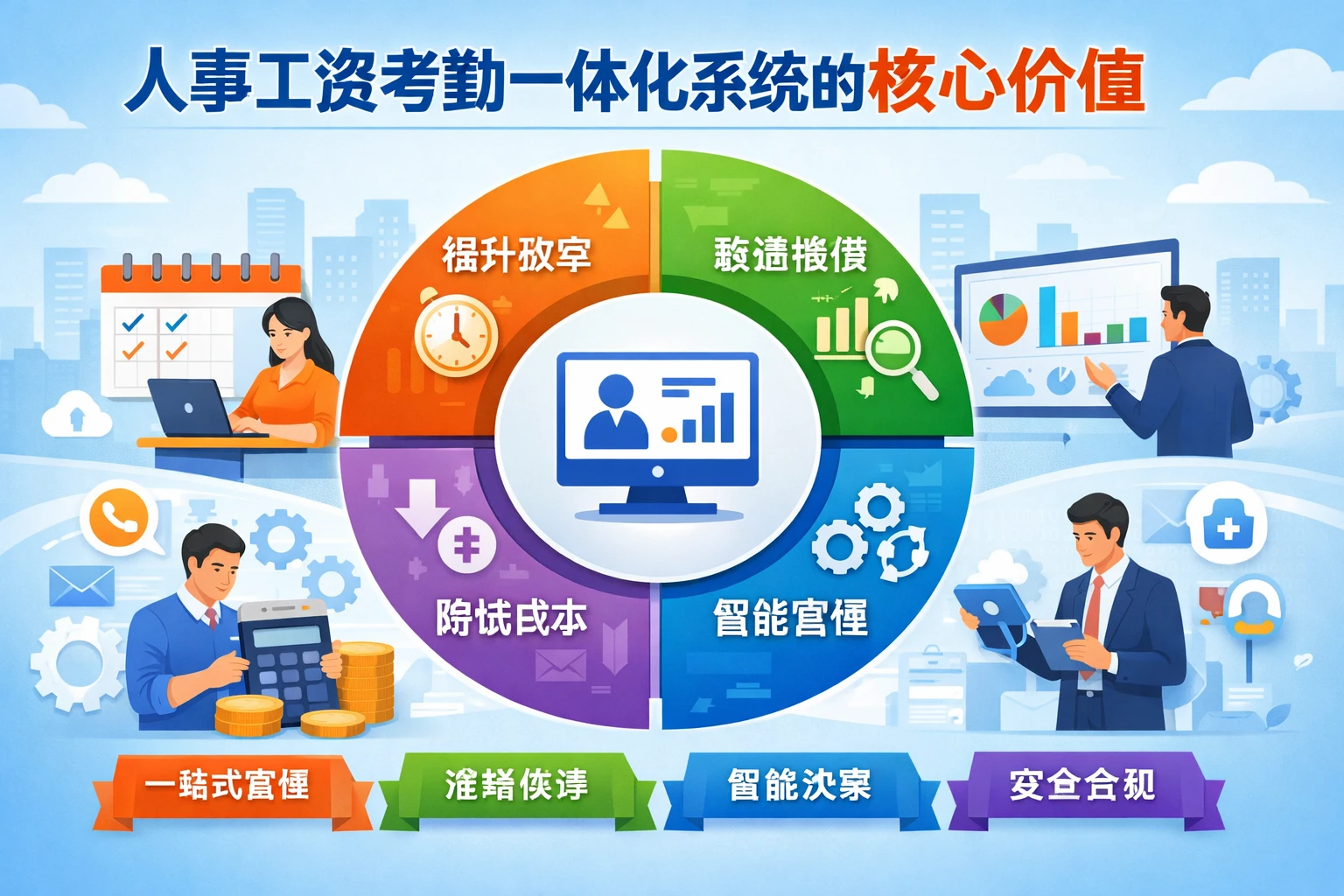 人事工资考勤一体化系统的核心价值