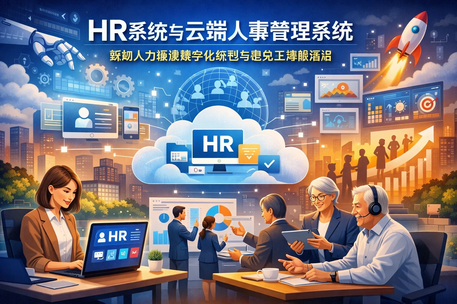 HR系统与云端人事管理系统：驱动人力资源数字化转型与老员工潜能激活